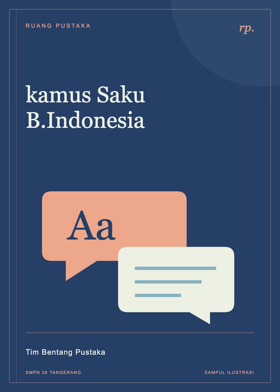 Sampul ilustrasi kamus Saku B.Indonesia