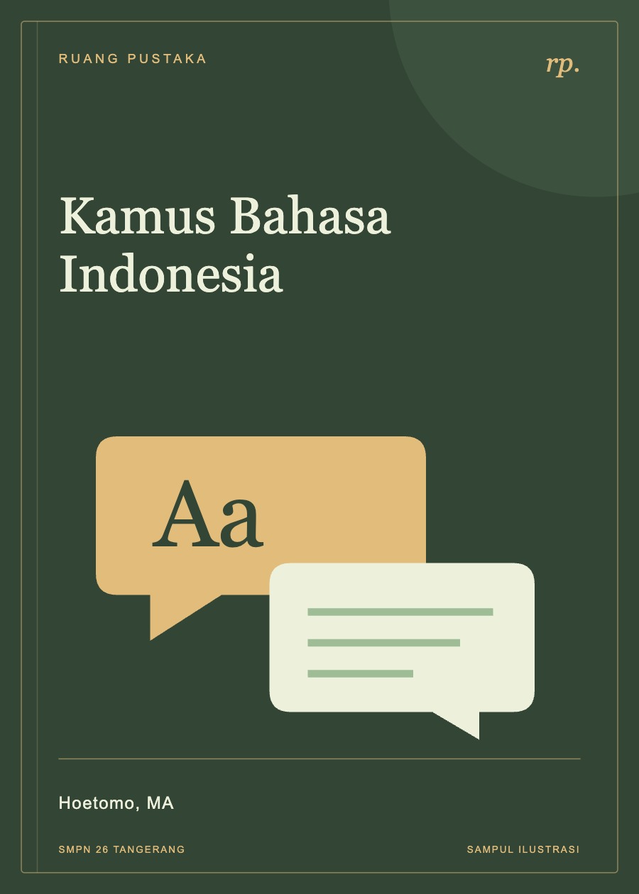 Sampul ilustrasi Kamus Bahasa Indonesia